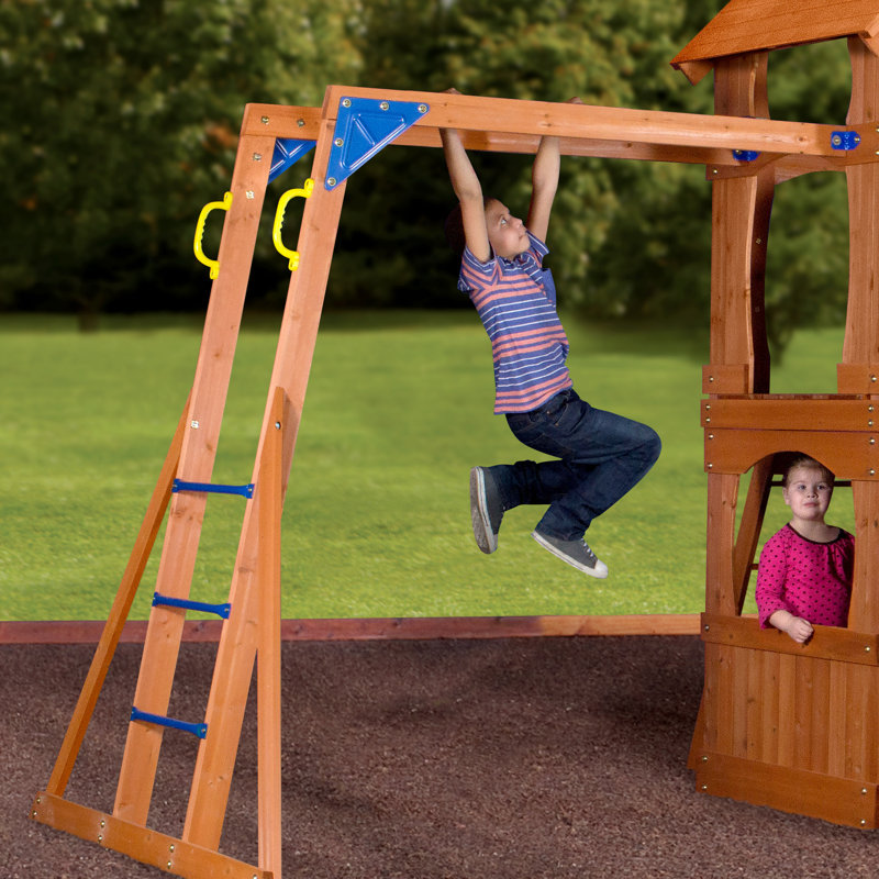 Backyard Discovery Parkway All Cedar Swing Set & Reviews Wayfair.ca